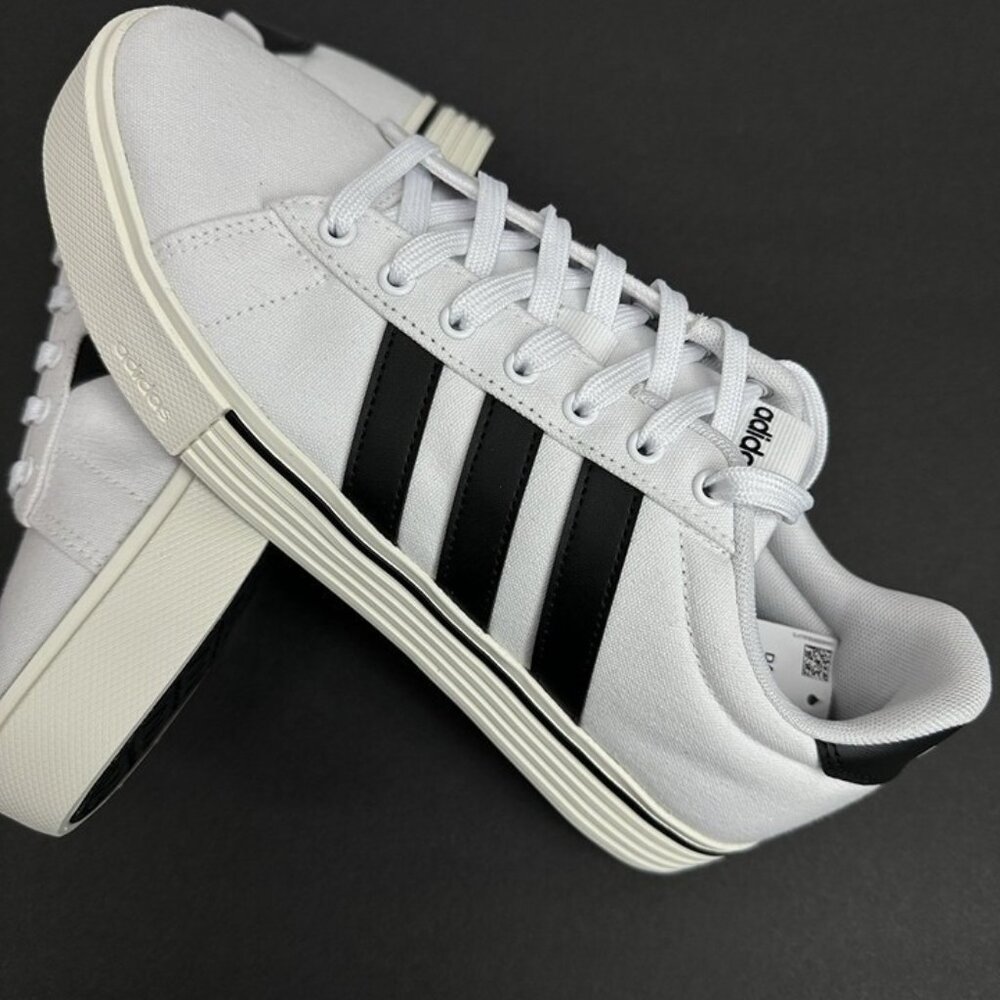 Adidas Daily 4.0 White & Black Skateboarding Shoes IF6659 Men’s Sizes